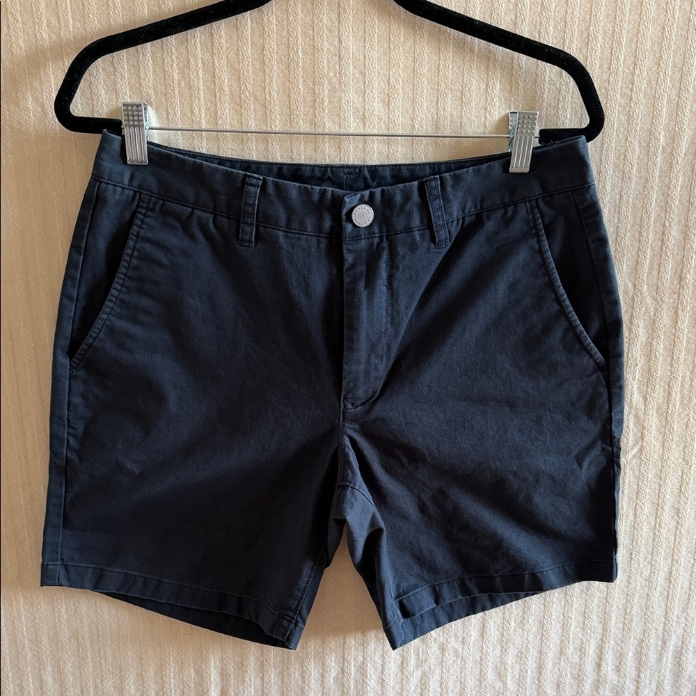 Bonobos Dark Navy Shorts with Floral Blue Lining